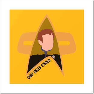 Chief Miles O'Brien - Star Trek, DS9 Posters and Art